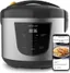 NEWLUX Robot de Cocina Multifuncion 5L SmartChef V50 con Cubeta Antiadherente, 9 Funciones y 8 Menus automaticos