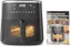 Amazon Basics Freidora de Aire, 5,7L con Ventana de Facil Visualizacion, 8 Menus Preestablecidos, 1750W