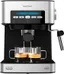 Cecotec Cafetera express Power Espresso 20 Matic. 850 W, 20 Bares, 1,5L, Brazo Doble Salida, Vaporizador, Mandos Digitales