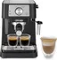 De'Longhi - Cafetera Espresso Manual con Espumador Manual Negro, Caldera de Acero Inoxidable, EC260.BK