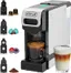 4 en 1 Maquina de Cafe en Capsulas 19BAR para Lavazza MIO/Nespresso Original/Dolce Gusto y Cafe Molido